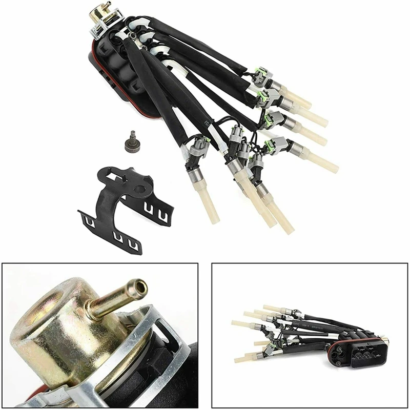 Топливный инжектор с 8 цилиндрами и кронштейном FJ504 2173029 89060440 для Chevy Suburban Express Truck