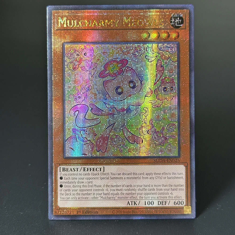 Фото YuGiOh! Карты Quarter Century Secret Rare QCScR Supreme Darkness Mulcharmy Meowls Ame no Murakumo no Mitsurugi Saint Azamina №2