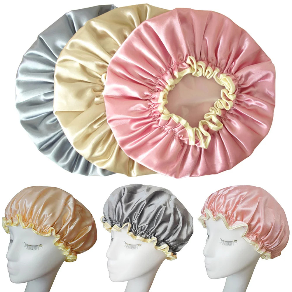 

Для приготовления пищи, шапочка для душа, Большая водонепроницаемая ванна с эластичной резинкой, спа, многоразовая, для путешествий