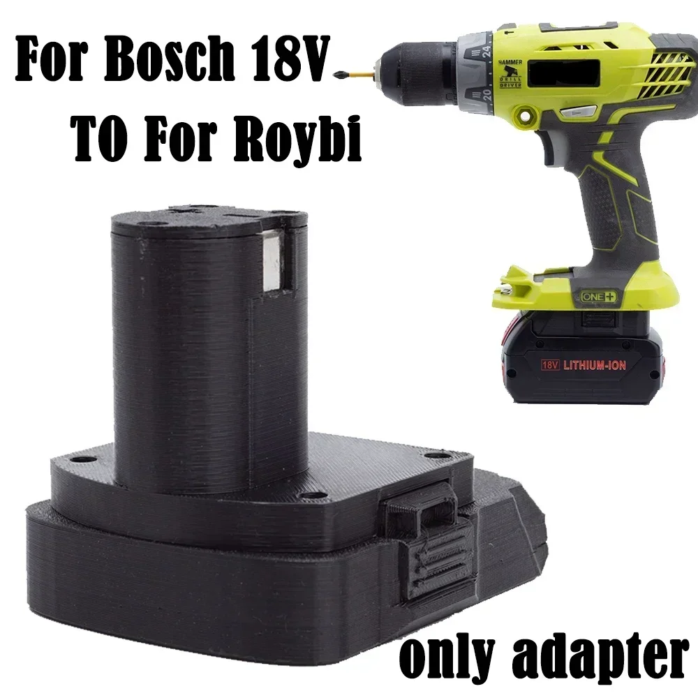 

Для преобразователя литиевой батареи Bosch 18 В в аккумулятор Ryobi ONE + 18 В, аккумуляторная дрель, электрический инструмент (без батарей)