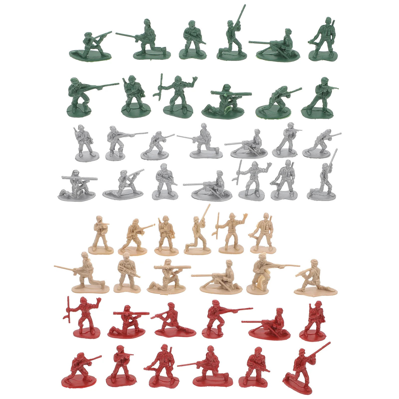 

200Pcs Soldiers Action Decorations Plastic Soldiers Figures Party Children Toys