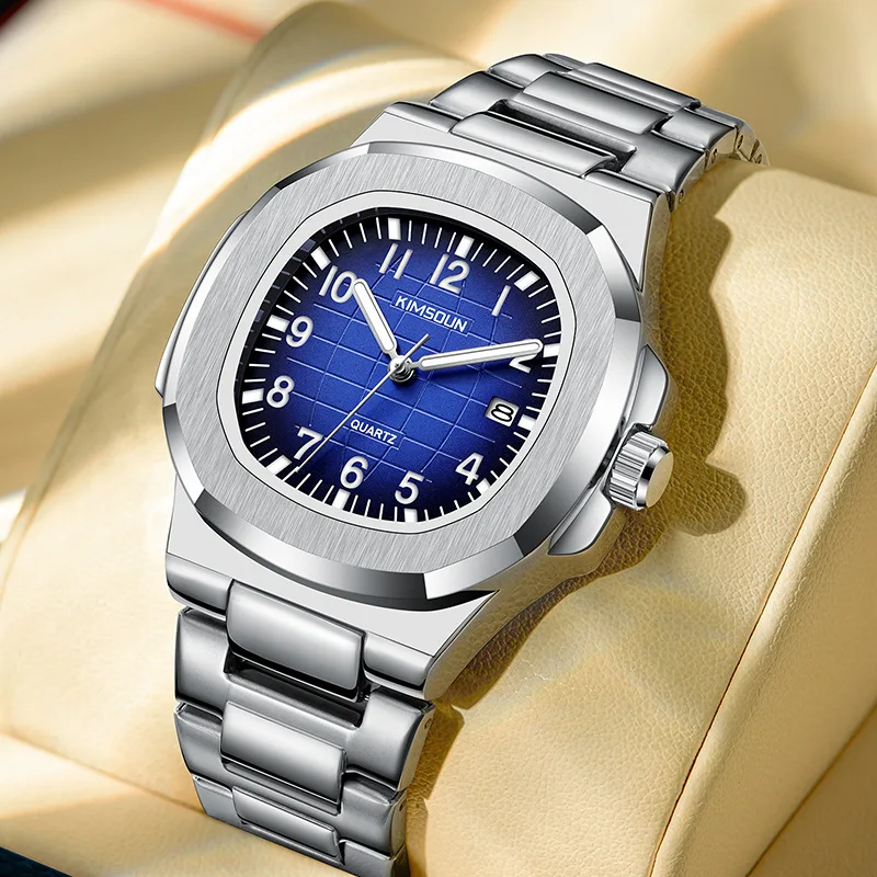 Роскошные Кварцевые Мужские Часы Из Нержавеющей Стали