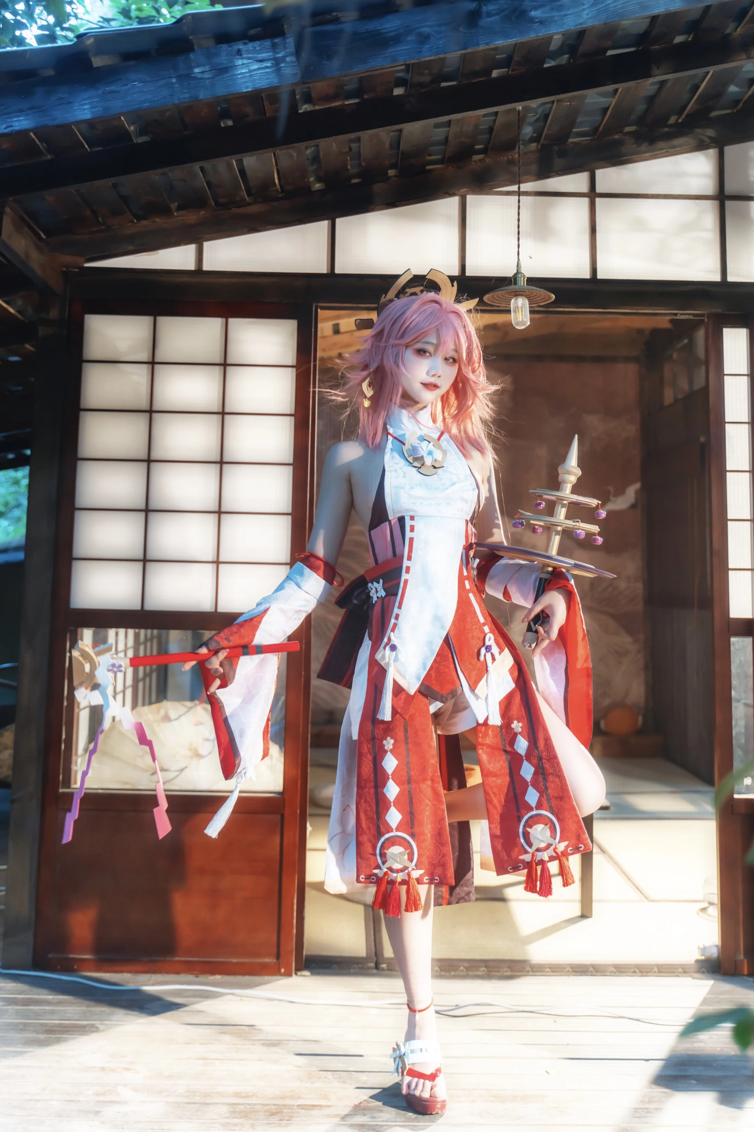 

Genshin Impact Cosplay Yae Miko Guuji Yae Cosplay Costume Женский костюм для косплея Genshin Impact Cosplay Yae Miko Guuji Yae