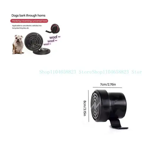 Автомобильный предупреждающий звуковой сигнал для собак, щенков, гавков, предупреждающий звуковой сигнал, резервная сигнализация, звуковые сигнализация, рога, автомобильные принадлежности для автомобилей, мотоциклов