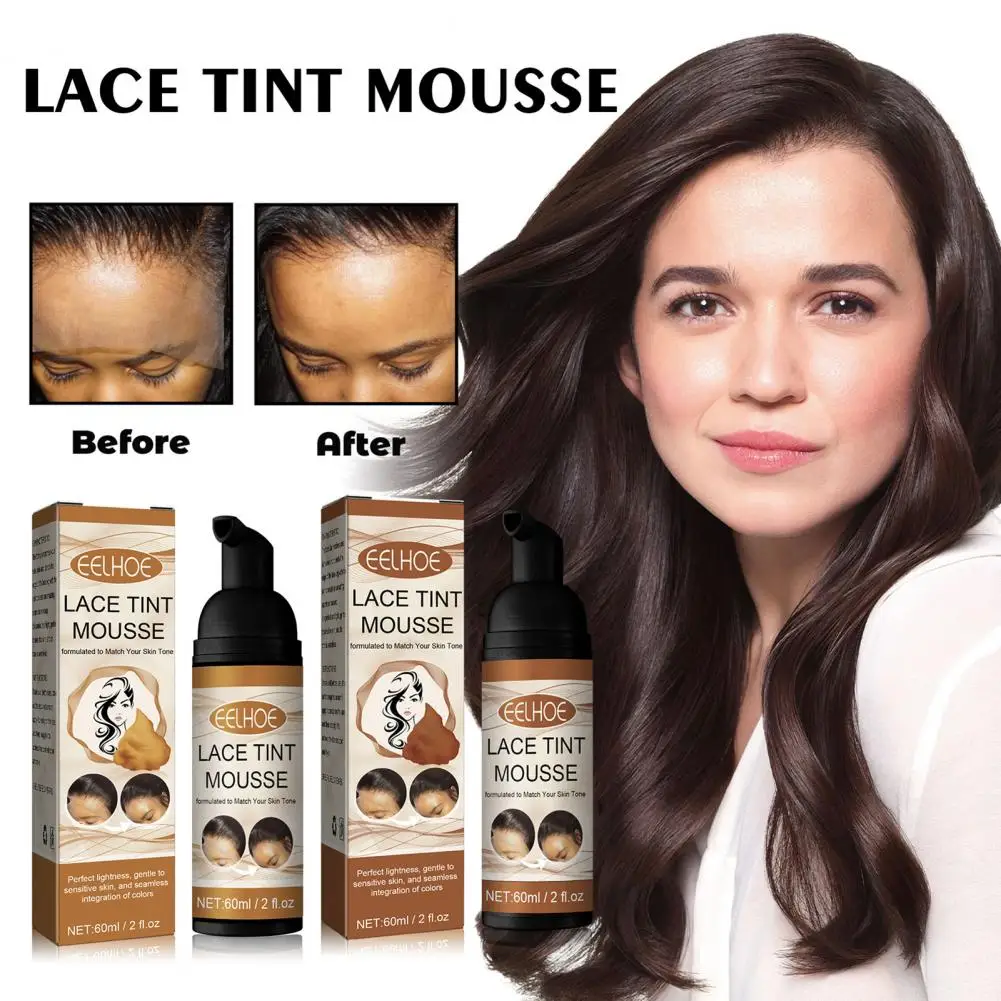 Ing Mousse Disposable Seamlessly Blended Spray Evenly Natural-looking Lace Tint Melting Hair Mousse For Home