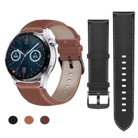 leather wrist band for huawei watch gt 3 gt3 42mm 46mm strap bracelet watch gt2 progt runner 46mm 20mm 22mm watchband