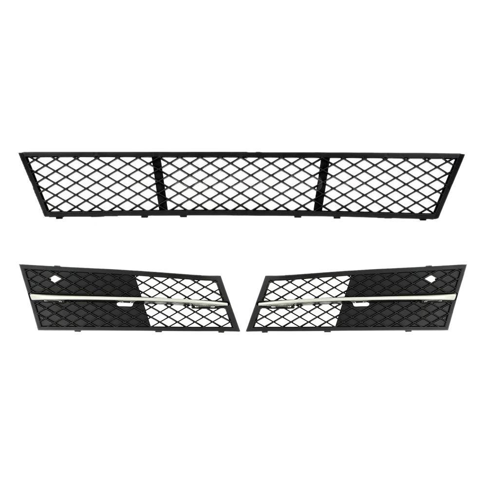 

Car Front Bumper Lower Grill Set Center Left Right For-BMW 5 Series F10 F11 10-13 51117200699 51117200700 51117285950