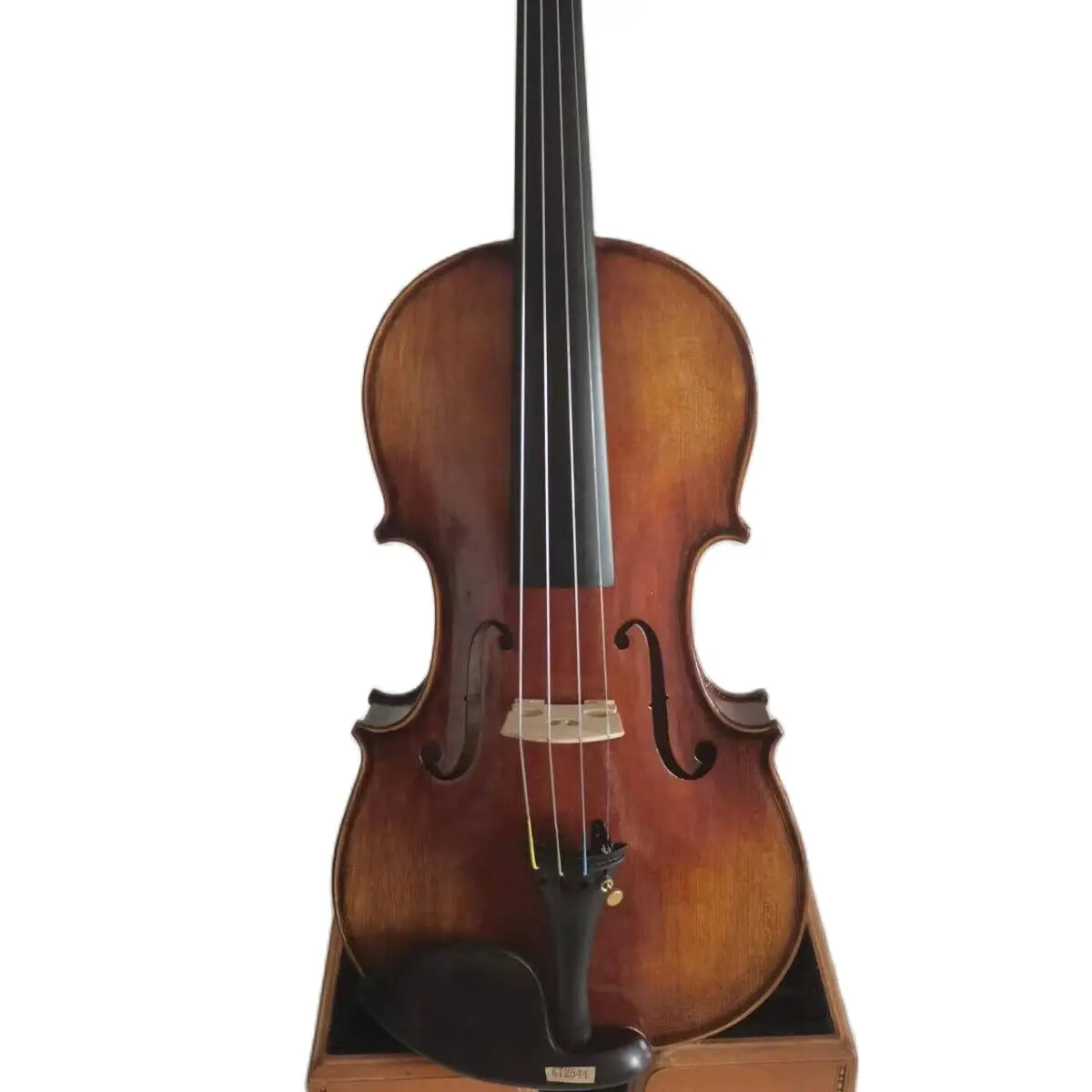 

Master 4/4 Violin 1pc flamed maple back spruce top hand carved nice sound K2544