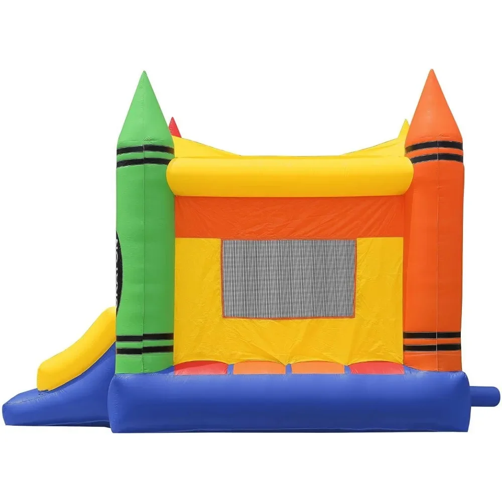Фото Постмодернистский карандаш Bounce House 100% ПВХ с воздуходувкой коммерческого класса, парк развлечений №4