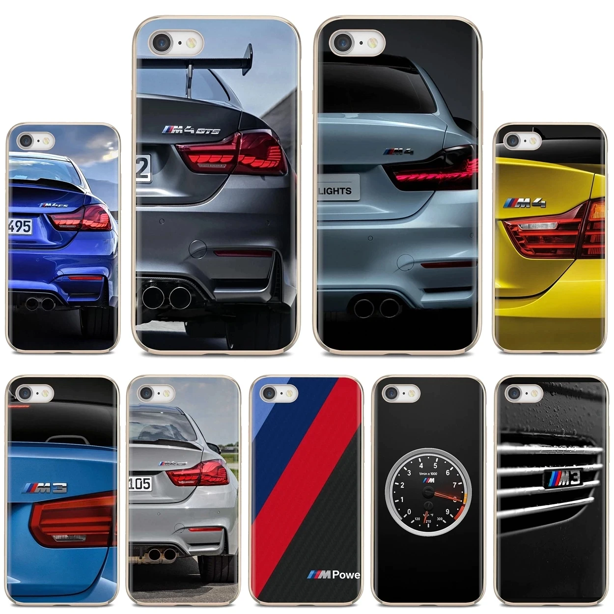 

Hot Sale Car BMW Phone Cover Case Transparent TPU phone case for iPhone 13 12 Mini 11 Pro XS MAX X XR 7 8 Plus SE 2020 5 4