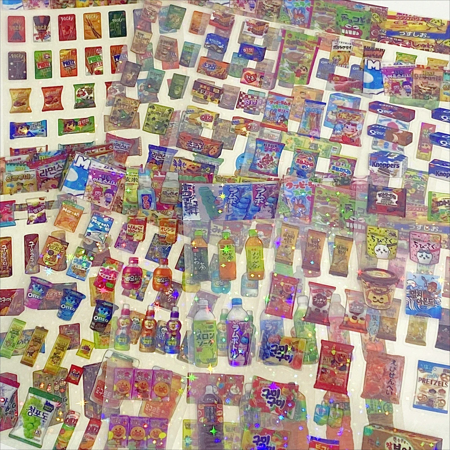 

Японские ретро наклейки 10 шт.