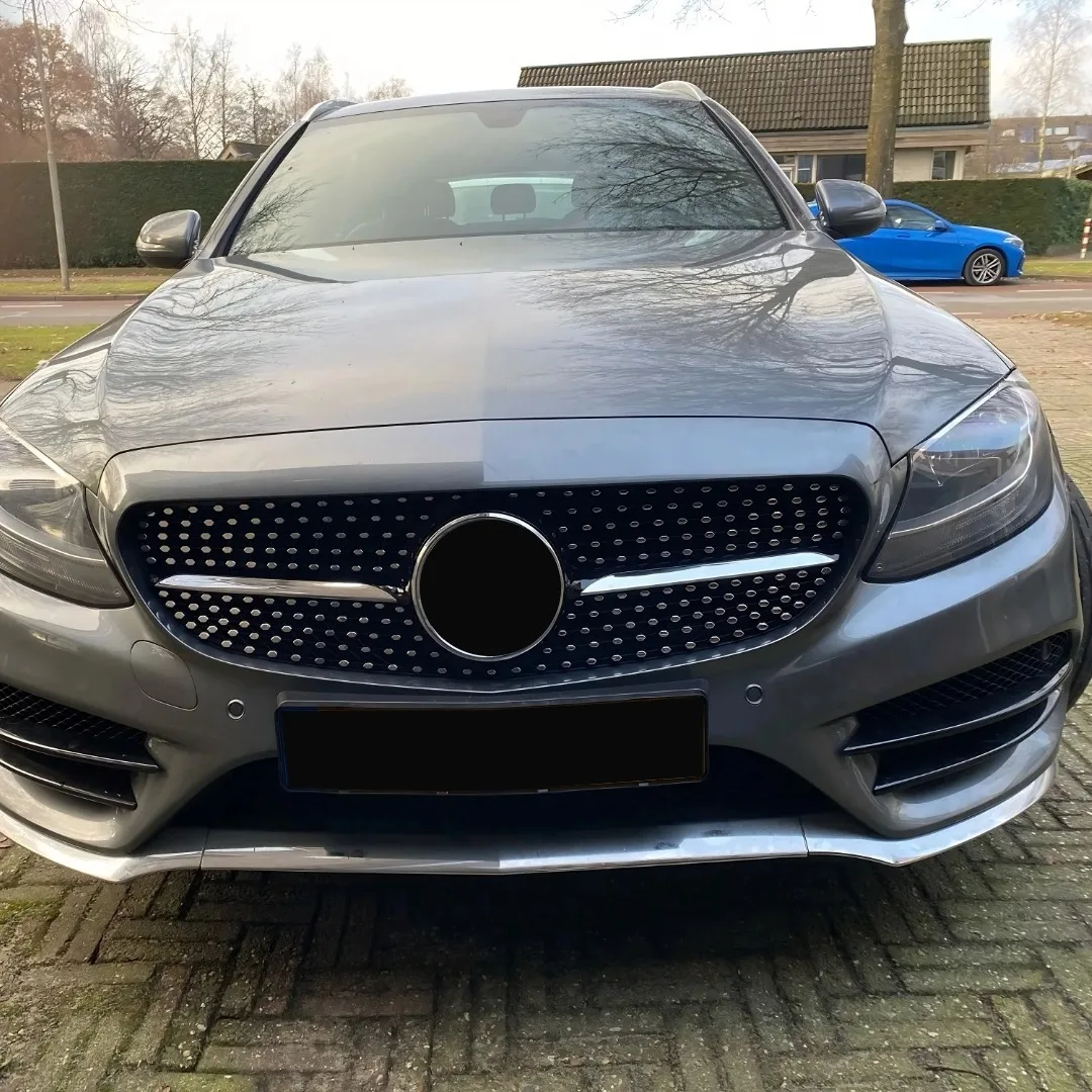 Фото Передняя решетка радиатора, бампер, обвес, стайлинг кузова для Mercedes-Benz C-класса W205 C205 S205 A205 C43 2019-22 C180 C200 Diamond №3