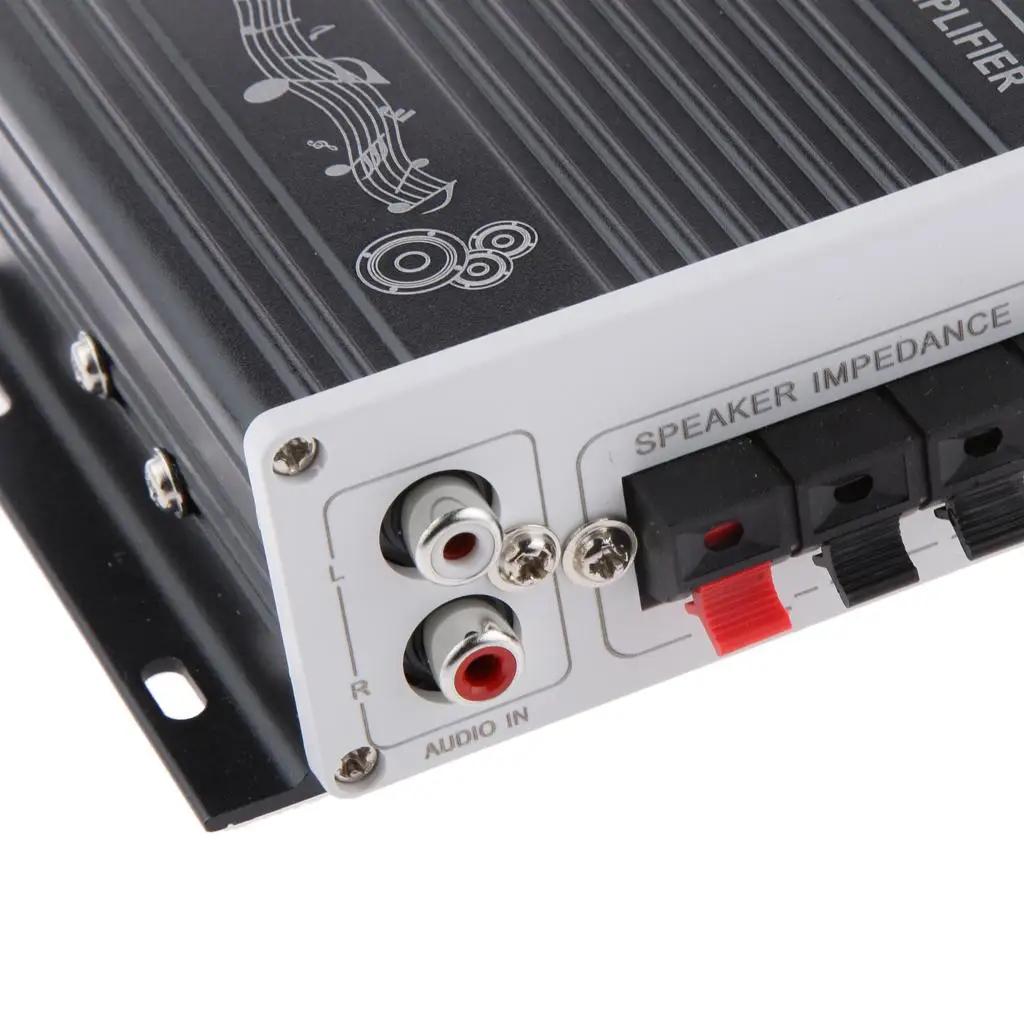 

2CH 200W Bluetooth/FM/TF HiFi Stereo Audio AMP Amplifier Black for iPod Car