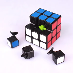 QY игрушки sail warrior 3x3 Магическая скорость QYTOYS cube stickerless профессиональные Кубики-головоломки начального уровня обучающие игрушки для детей