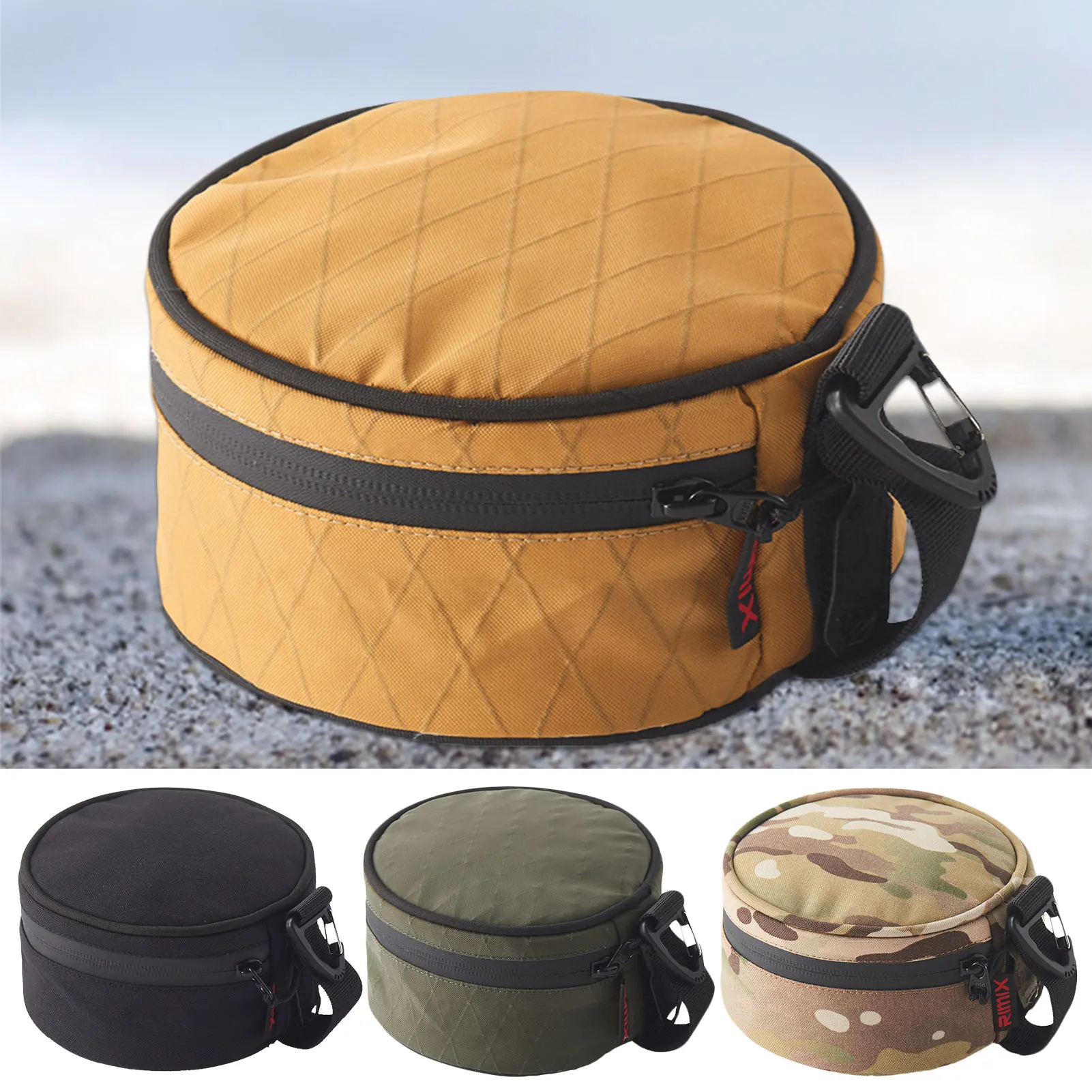 

Outdoor Camping Cookware Storage Bag Bowl Plate Pot Organizer Container Case Dutch Oven Carrying Bag Travel Cutlery Holder