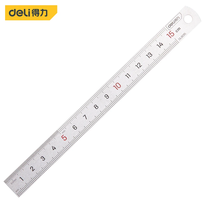 

Линейка Deli из нержавеющей стали 15-40 см