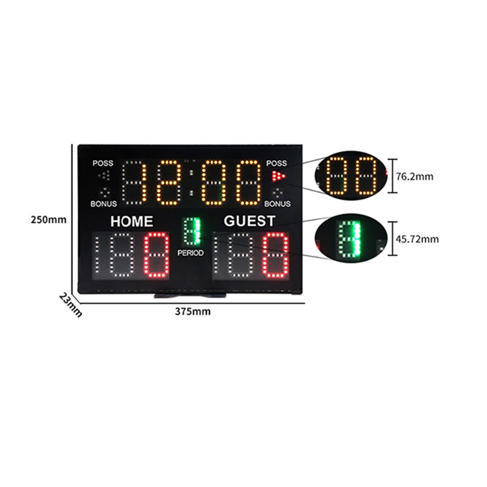 Electronic Scoreboard Portable Match Scoreboard For Basketball Soccer Tennis LED Indoor Sports Electronic Game Scoreboard