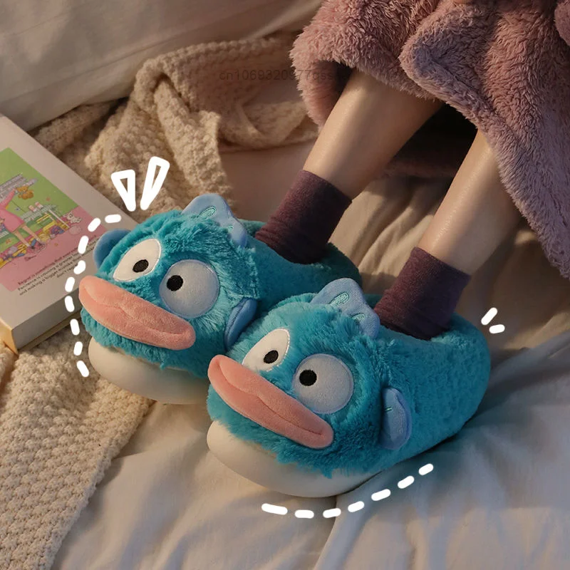 Женские плюшевые тапочки Sanrio Hangyodon