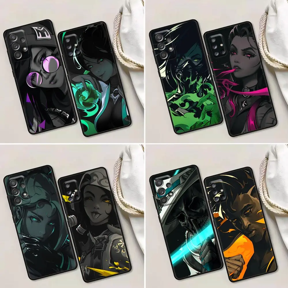 

Neon Valorant Killjoy For Samsung Galaxy A23 Case Galaxy A13 A21s A24 A22 A14 A23 A11 A12 A03 A04 A02 Cover Silicone Phone Cases