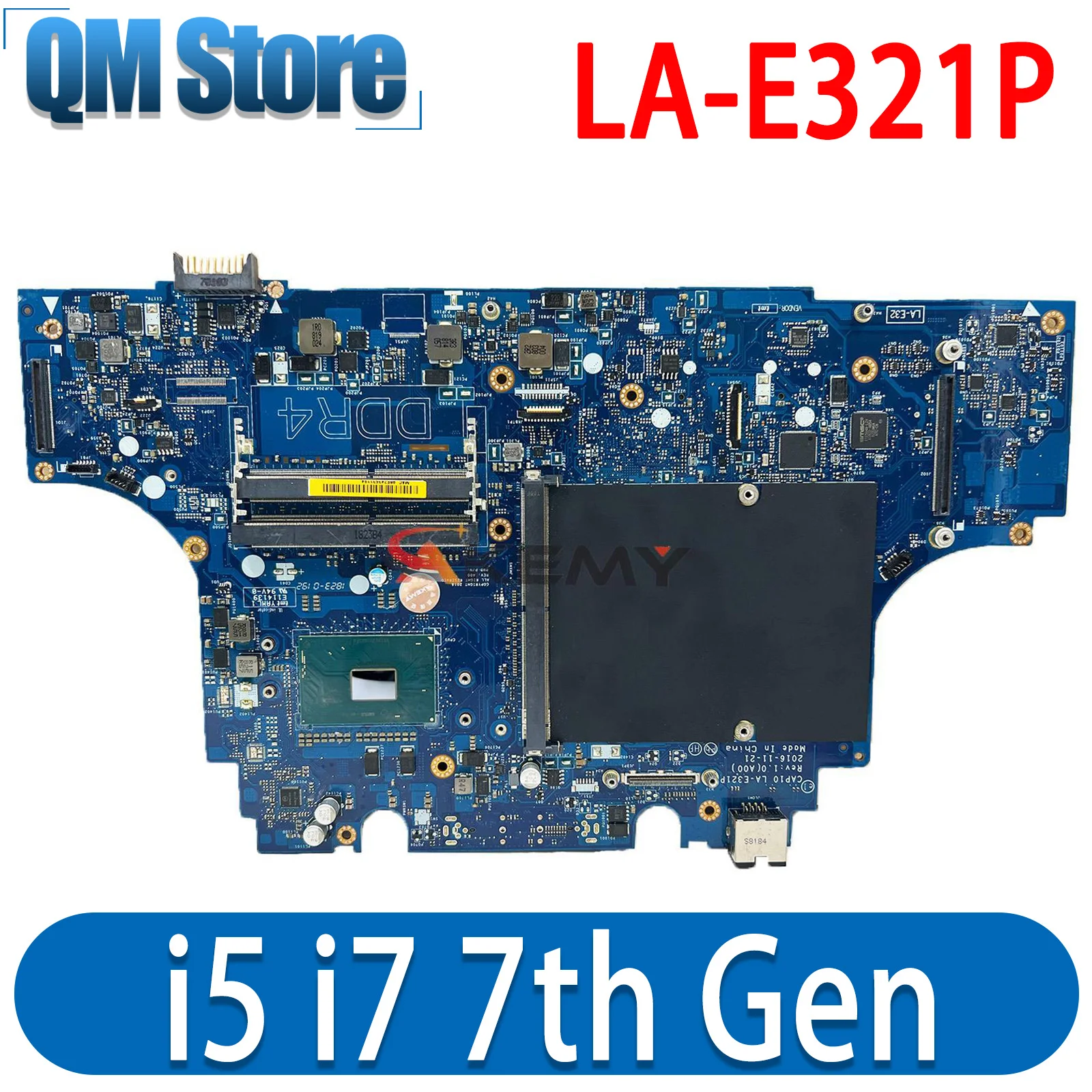 

For dell Precision 7720 M7720 Laptop Notebook Motherboard LA-E321P M4M97 With I5 I7 CPU Mainboard CN-0M4M97 0M4M97 100% test