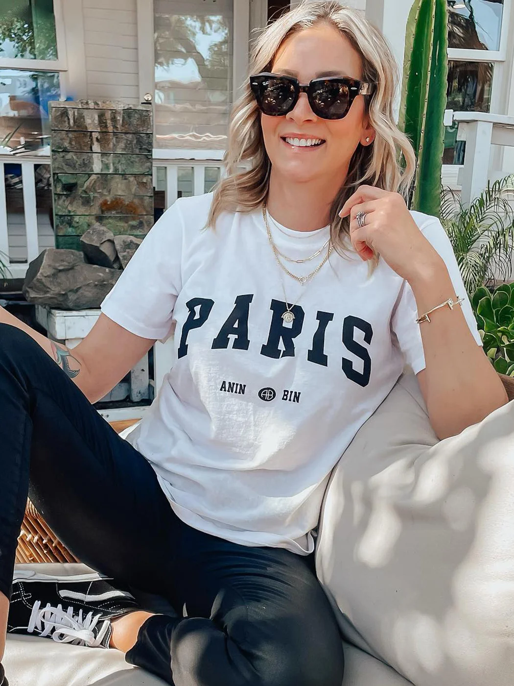 

City Letter T-Shirts for Women 2023 Summer Clothes Cotton Printed Vintage Tee Shirt T-Shirt Fashion Tees Tops Shirts