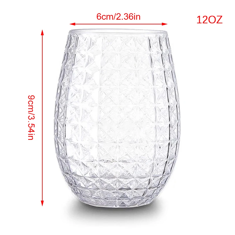 Бокалы для вина пластиковые стаканчики виски коктейля сока — небьющиеся