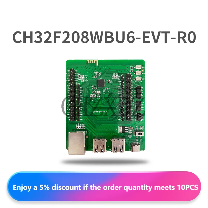 

CH32F208WBU6-EVT-R0 Development Board Built-in CH32F208WBU6 Chip Wireless Communication Bluetooth Low Energy Advantages