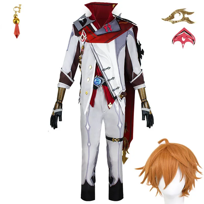 Костюм Тарталья для косплея Чайлд большой размер наряды с перчатками Хэллоуина