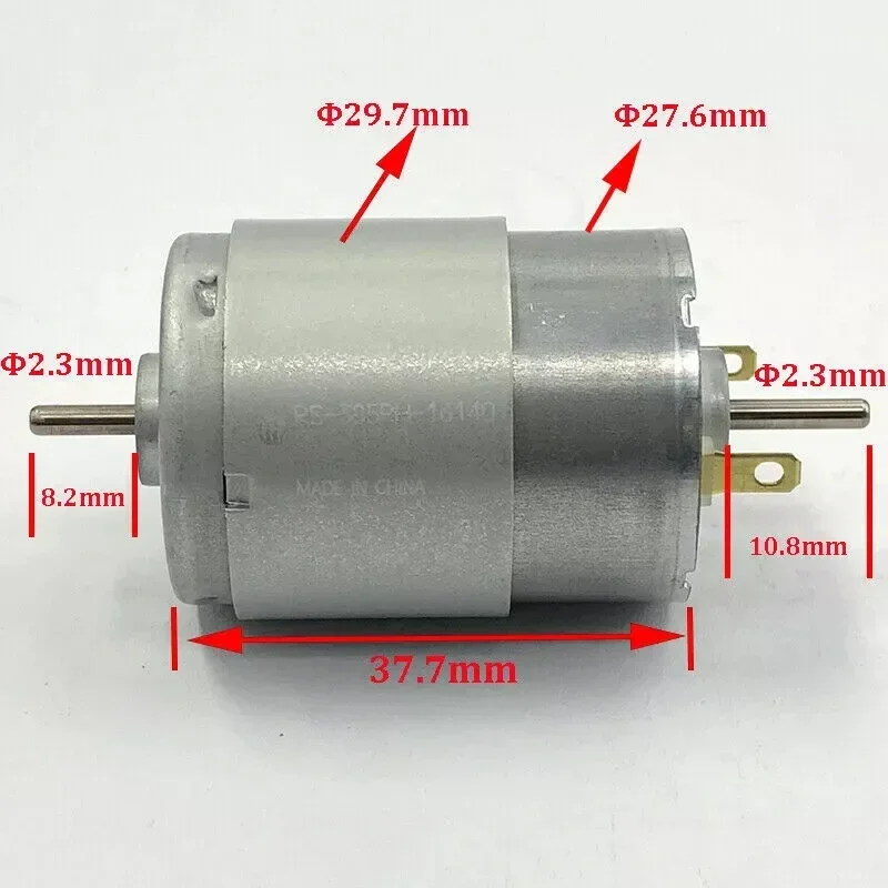 MABUCHI RS-385PH-16140 Mini RS-385 двигатель с двойным валом DC 12V-24V 8300RPM двойная ось 2 3 мм микро 28