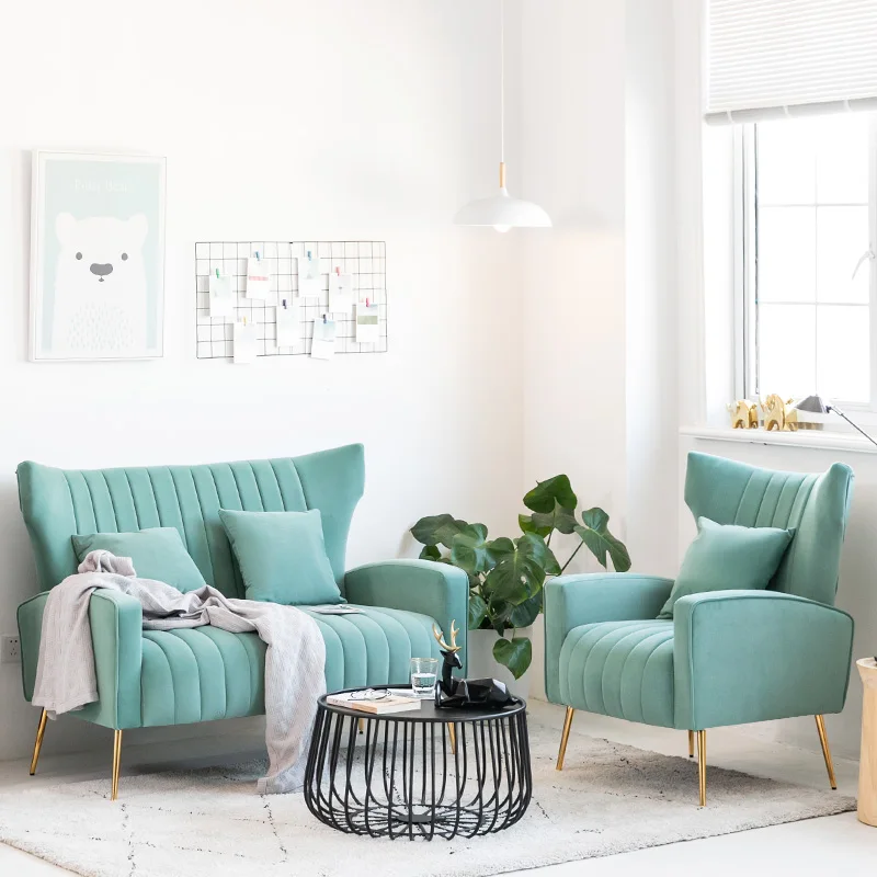Роскошный Одноместный стул в скандинавском стиле, легкие мебельные стулья для гостиной, маленькая мебель для гостиной, диваны, домашняя меб... диваны в жуковском
