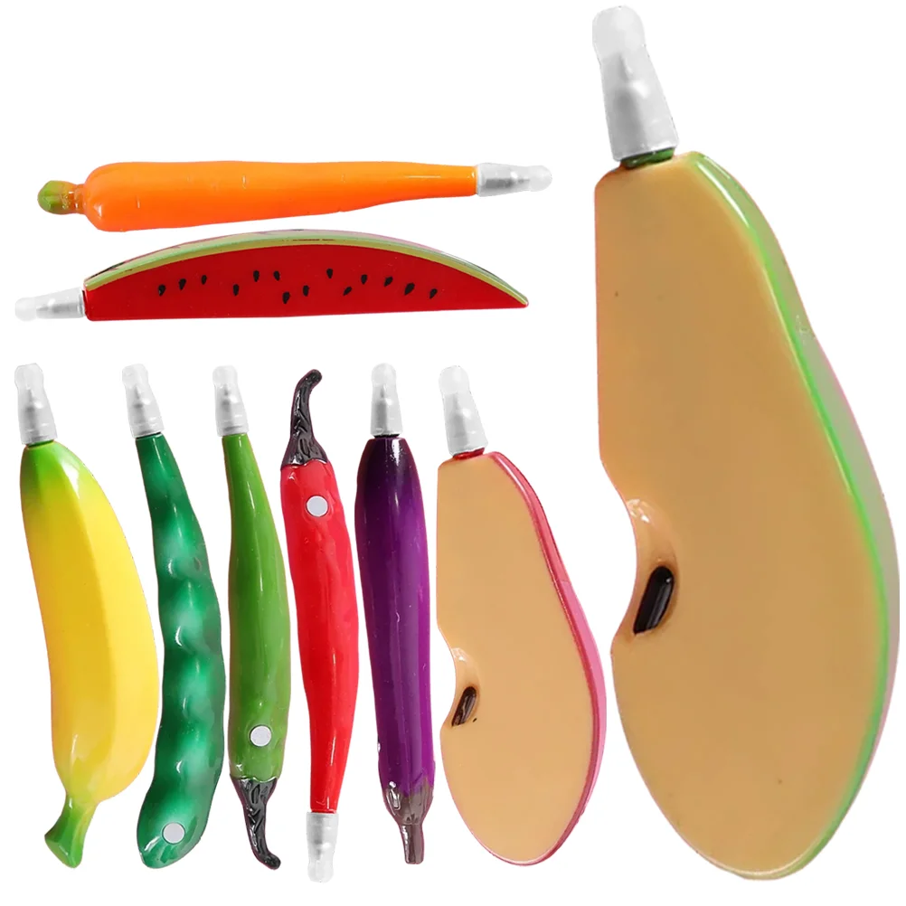 

9Pcs Vegetable Shaped Ballpoint Pens Creative Ballpoint Pens Fruit Ballpoint Pens Party Gifts