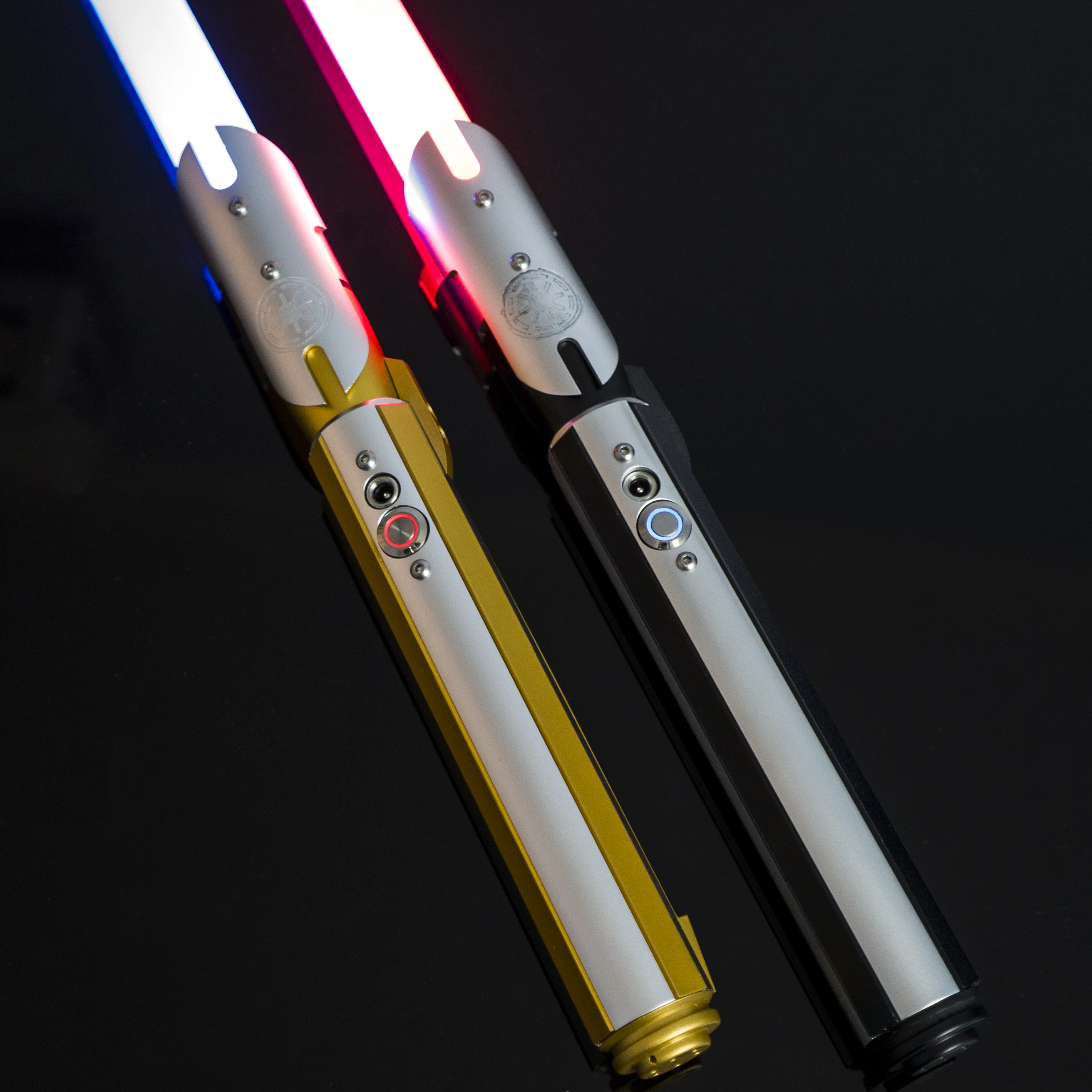 

Jerec RGB Lightsaber Jedi Smooth Swing Laser Sword Color Changing Heavy Dueling Force FOC Cosplay Toy Laser Light Saber Collect