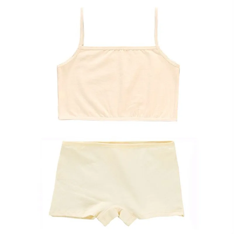 Комплект спортивного нижнего белья для девочек хлопковое нижнее белье