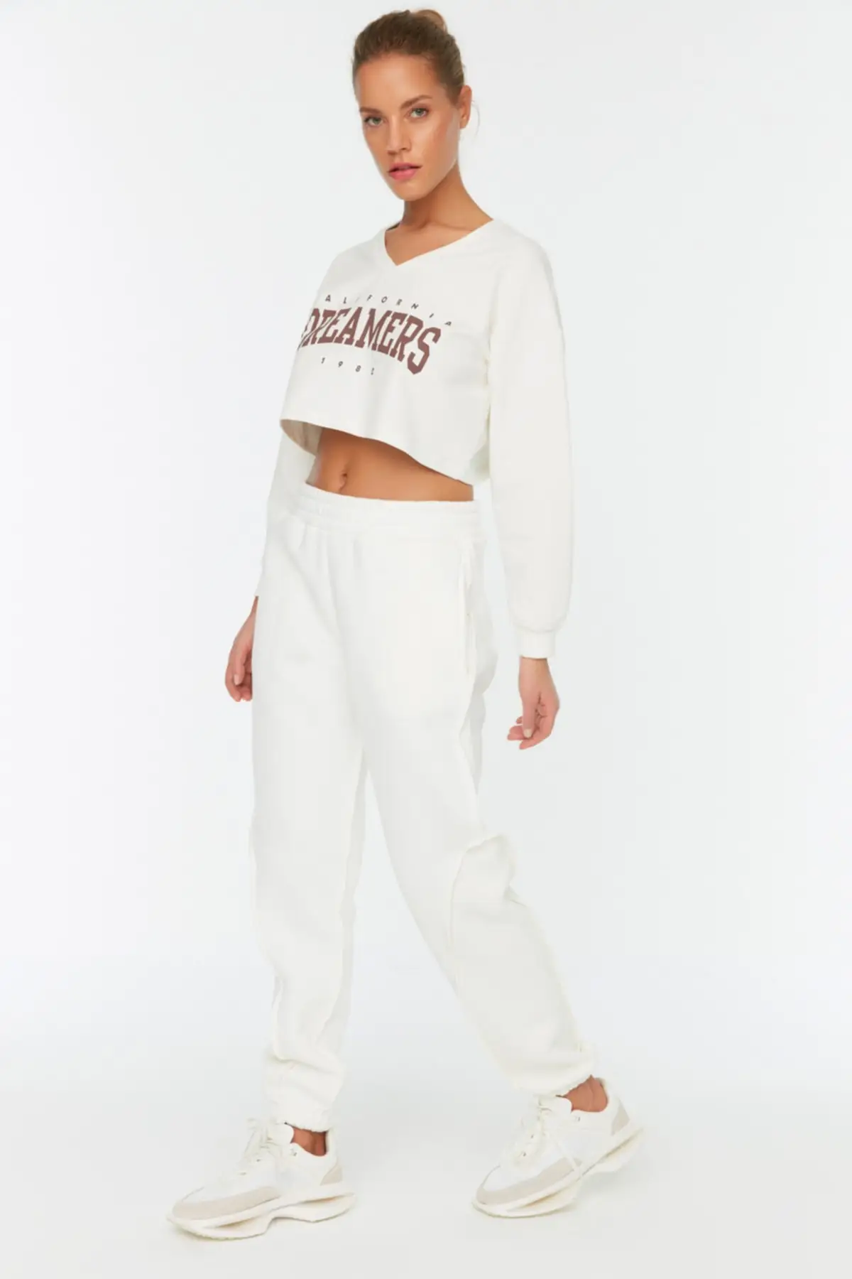 

Stitch Detail Loose Jogger Sports Şardonlu Sweatpants TWOAW22EA0629