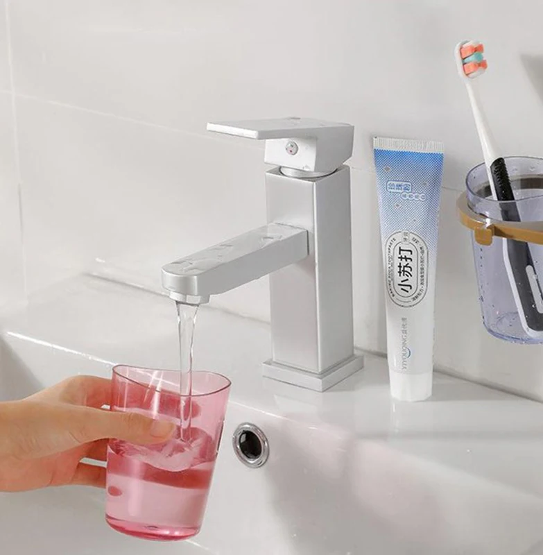 teddy bear wall mounted toothbrush holder cup punch free storage rack bathroom supplies organizer bathroom accessories tooth free global shipping