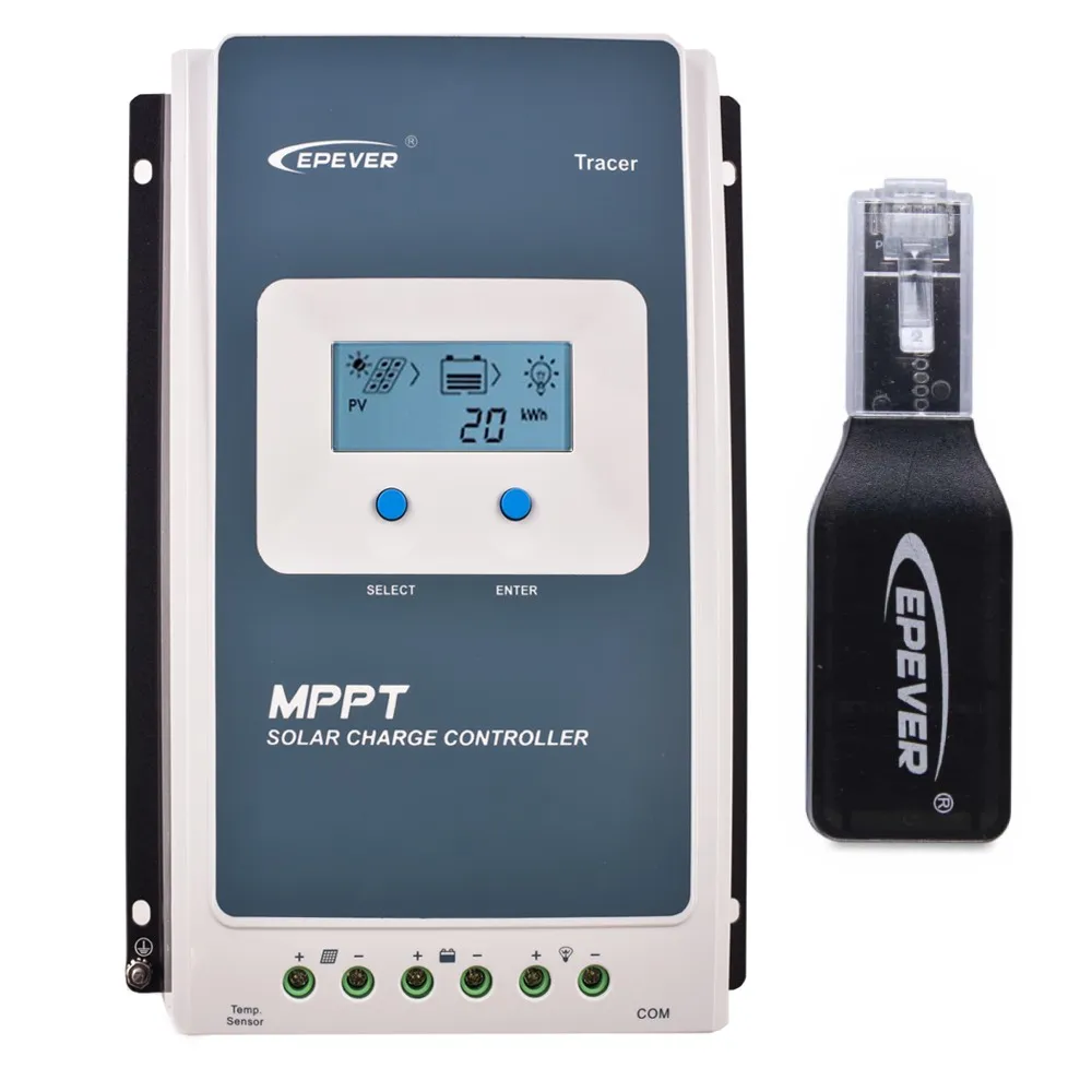 40A 30A зарядка аккумулятора солнечный контроллер Tracer 4210AN MPPT фотоэлектрический