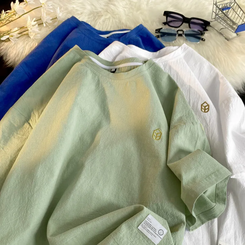 Young Ni Li льняная футболка с короткими рукавами |