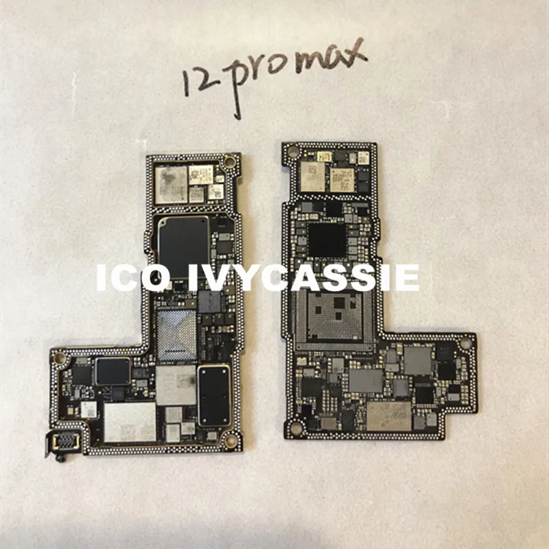 Материнская плата ProMax CNC для iPhone 12 основная с отверстием процессора iCloud