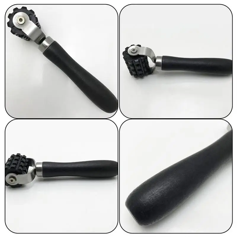 

Car Soundproofing Pressure Roller Tool Sound Deadening Tool Application Rubber Roller Black Useful Durable Dropshipping For Auto