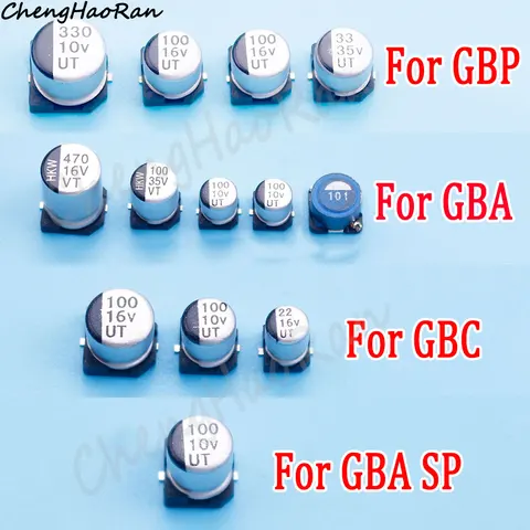 1 комплект индуктивности конденсатора материнской платы для Gameboy, карманная материнская плата Advance Color GBC GBP GBA SP, запасные части для ремонта материнской платы