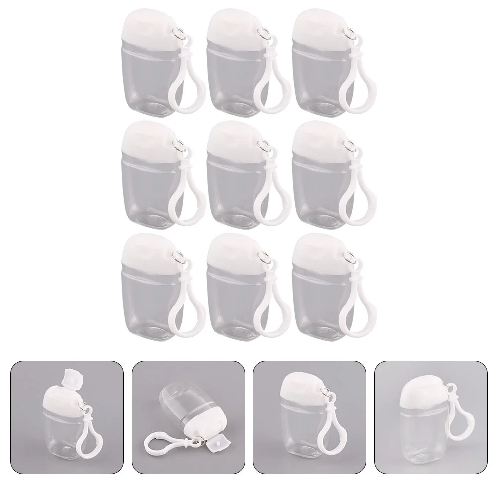 

9 Pcs Leakproof Flip Cap Bottle Hook Travel Hand Soap Holder Bulk Pet