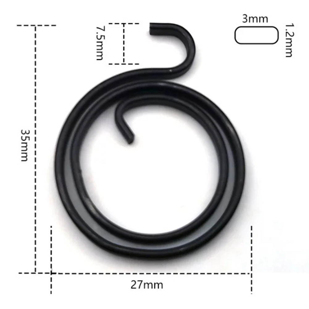 

10pcs Door Knob Handle Lever Latch Replacement Spring Internal Coil Repair Spindle Lock Torsion Spring Flat Section Wire