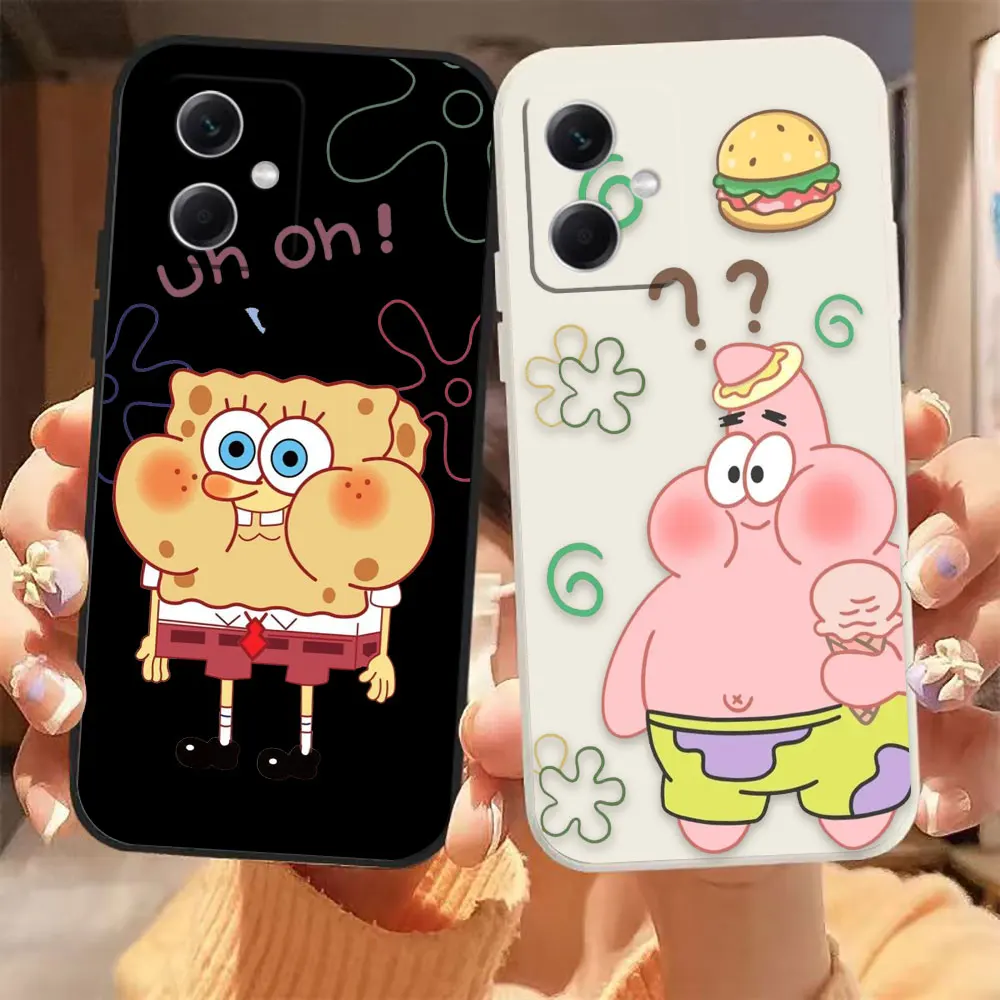 S-Губка Боб S-квадратные брюки для Redmi Note 12 12S 11 11T 11E 11R 11S 10 8 PRO PLUS 4G