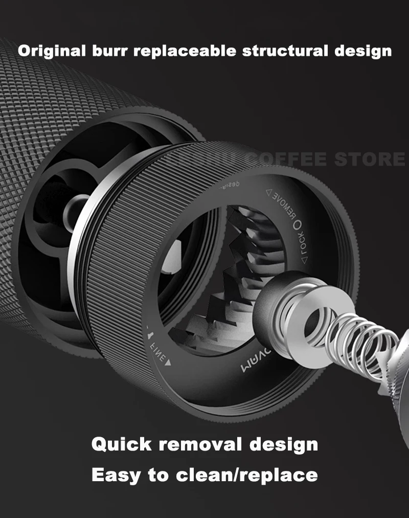 Ручная кофемолка MAVO портативная для розлива ручная кофемолки