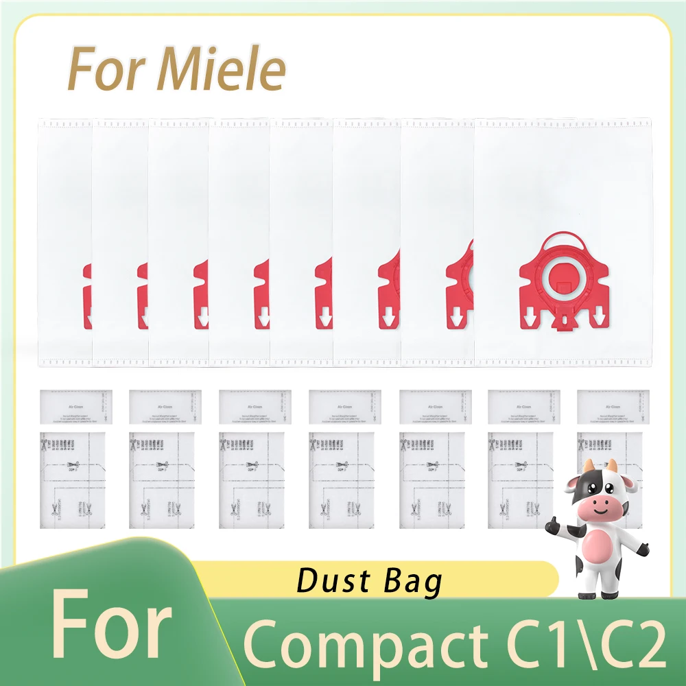 Мешок для пыли Miele S400i-S456i S600-S658 S800-S858 S2000-S2999 S5000-S5999 Компактный мешок пылесоса C1/C2Parts