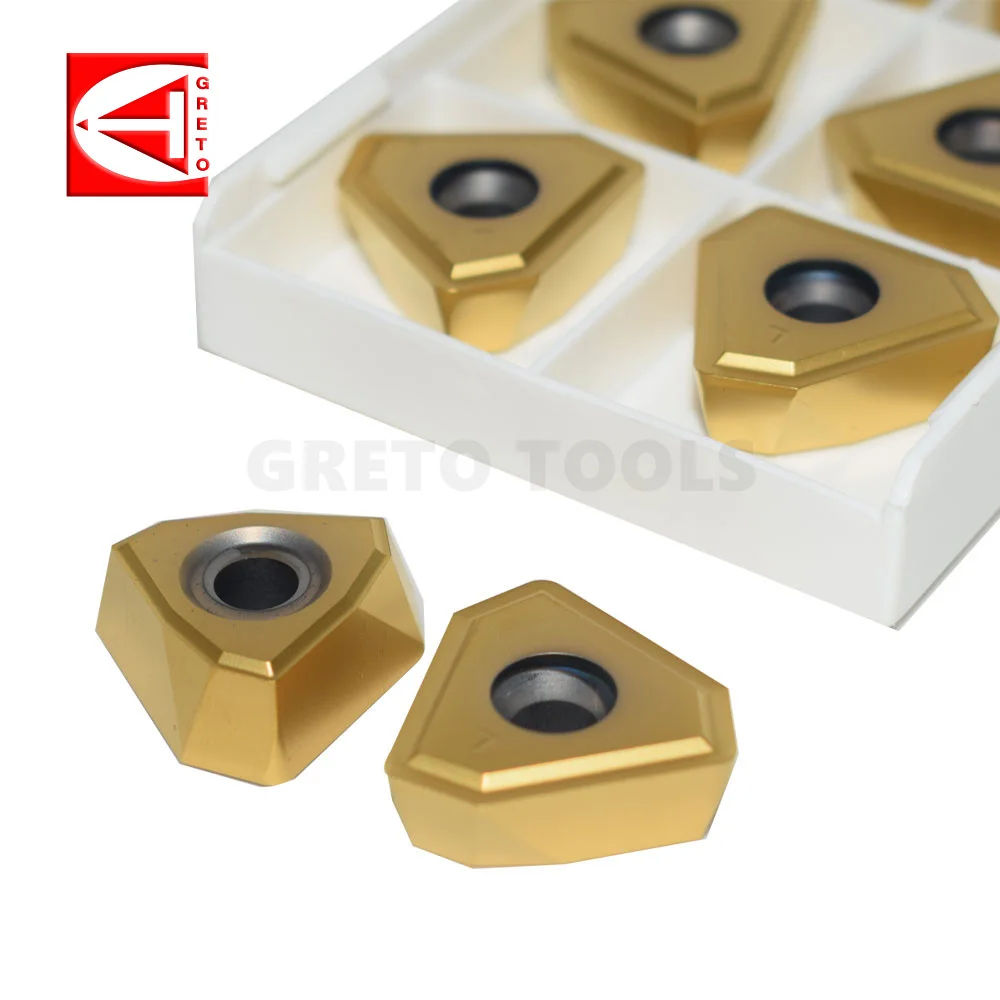 

GRETO TPMX2807-RG GT4201 Cemented Carbide Milling Cutter For Cnc Tools TPMX 2807 TPMX280716R-G