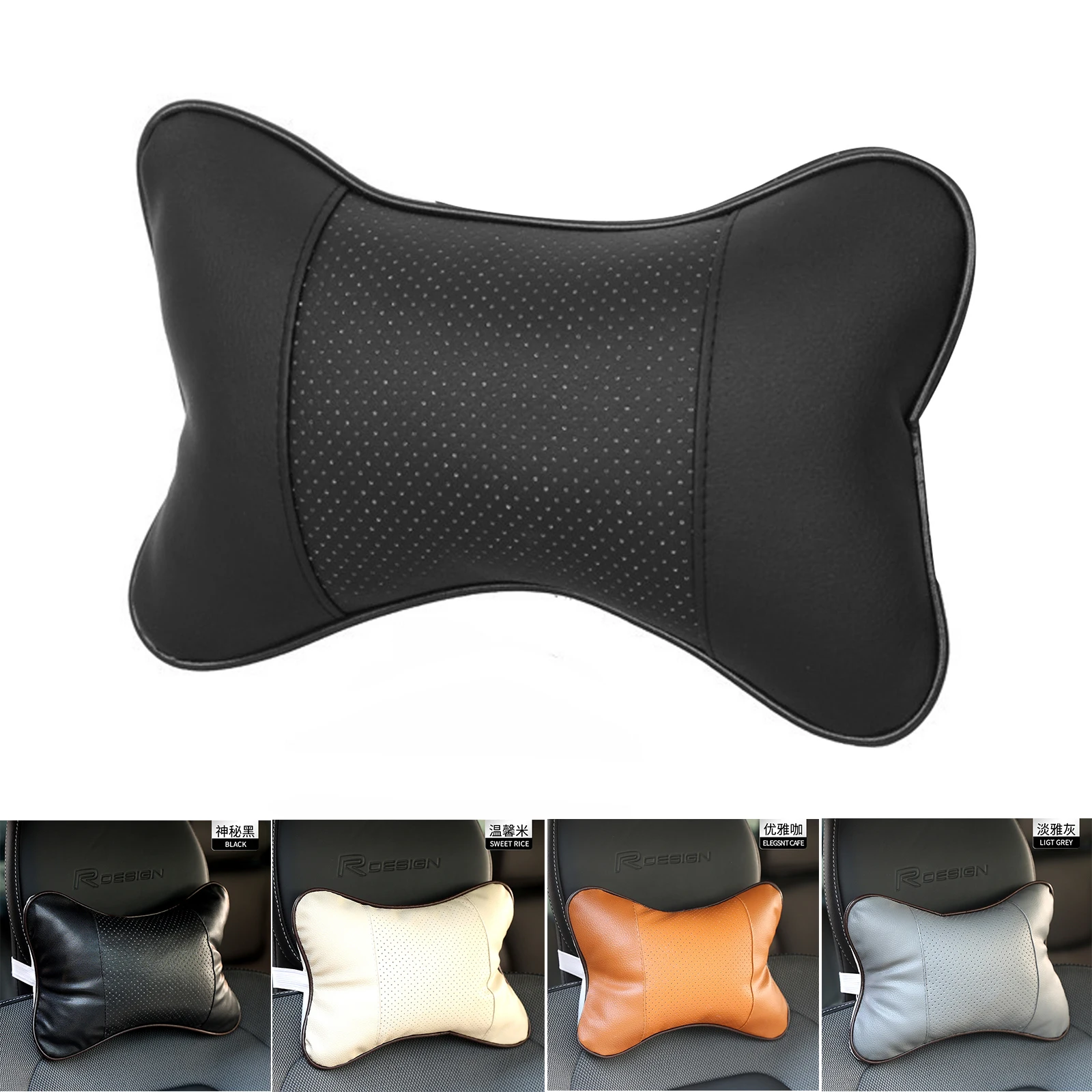 

Car Seats Neck Pillow Breathable Auto Head Neck Rest Cushion Relax Neck Support Cervical Headrest Comfortable Soft Car Pillow