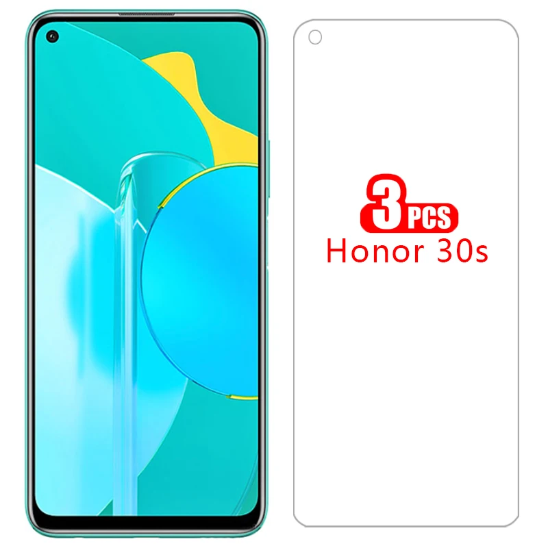 

case for huawei honor 30s cover screen protector tempered glass on honor30s 30 s s30 protective phone coque honer onor honr hono