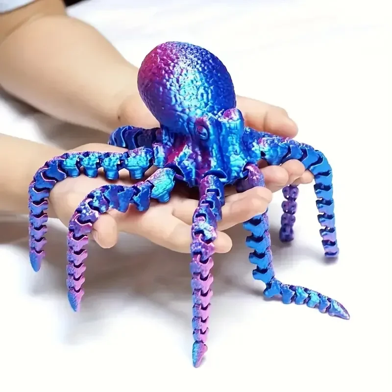 

3D-печатная фигурка осьминога PLA 17 см