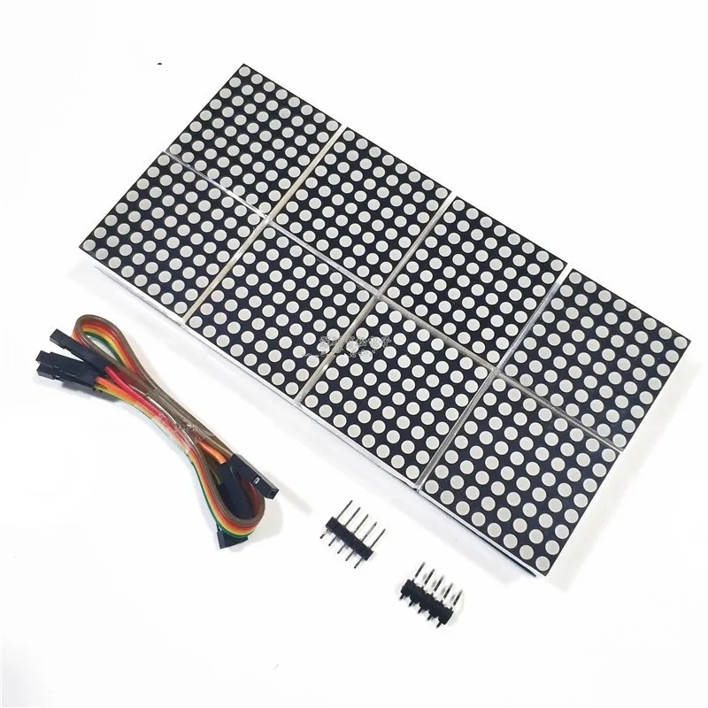 

MAX7219 8-точечная Матрица 2*4 дисплей MCU Модуль управления приводом